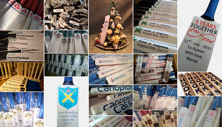 Personalised Mini Cricket Bat - A Wide Range of Uses